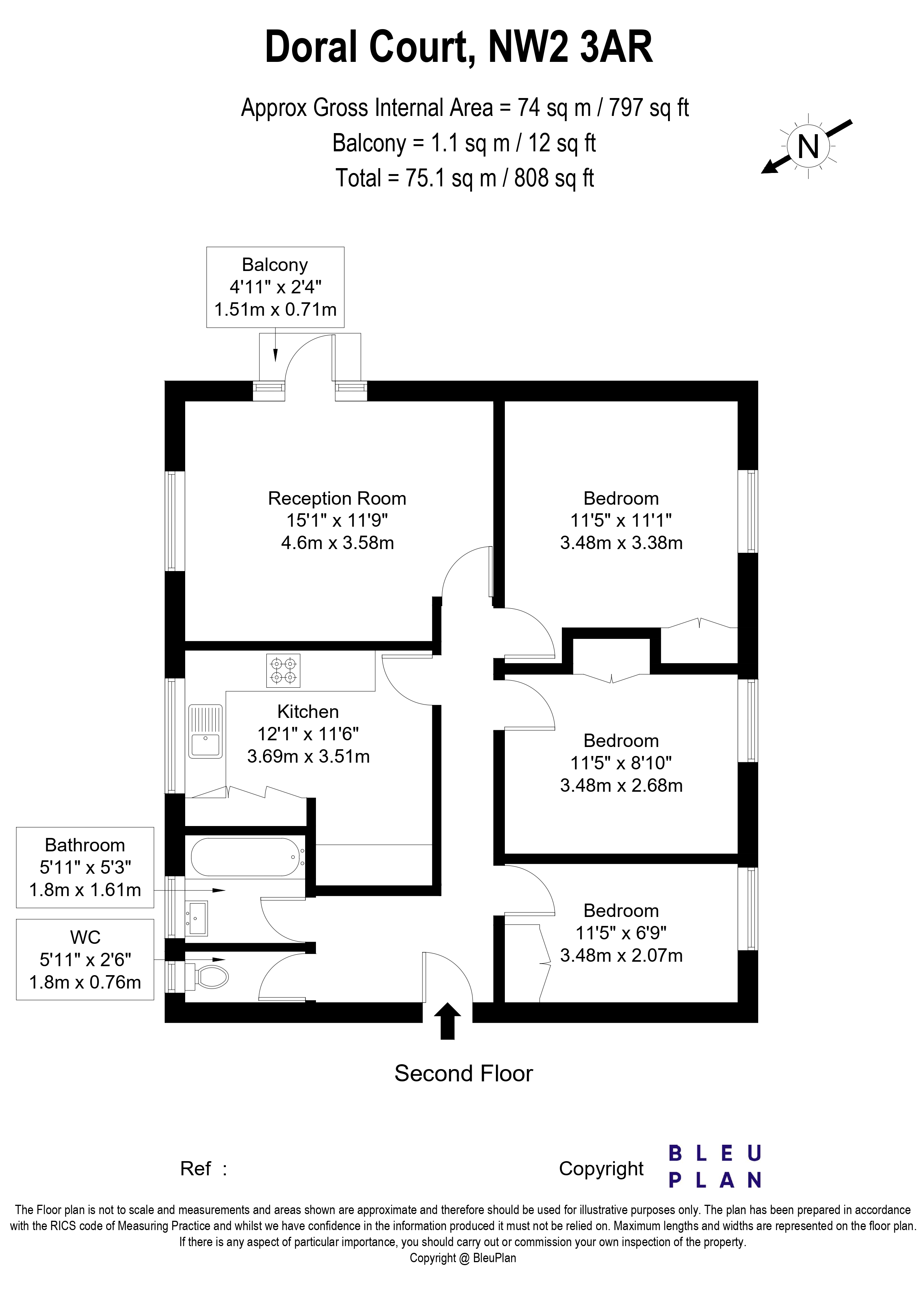 Chichele Road floorplan